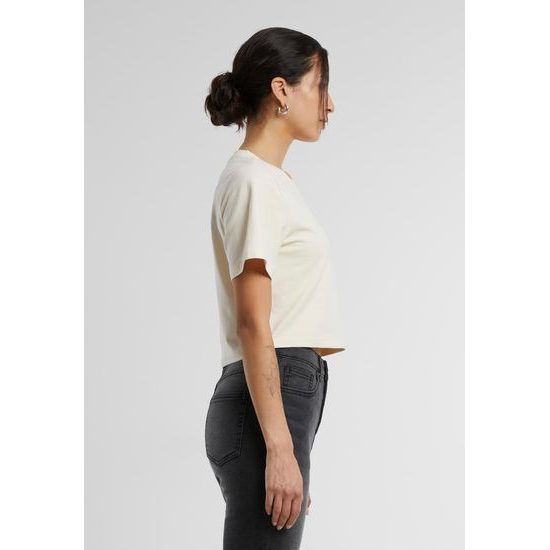 DAMEN CROP-TOP MIT KURZEN ÄRMELN - CROP-TOPS - KLEIDUNG