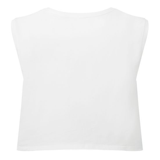 DAMEN CROP-TOP AUS BIO-BAUMWOLLE - FITNESS T-SHIRTS - SPORT KLEIDUNG