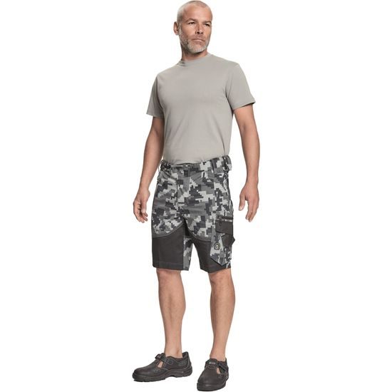 PANTALONI SCURȚI BĂRBAȚI NEURUM CAMOUFLAGE - PANTALONI SCURȚI DE LUCRU - HAINE DE LUCRU