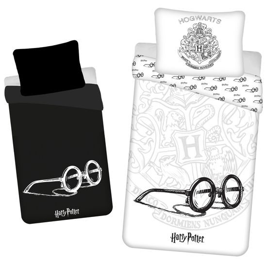 LENJERIE DE PAT LUMINOASĂ HARRY POTTER - LENJERIE DE PAT CU IMPRIMEU - GOSPODĂRIE