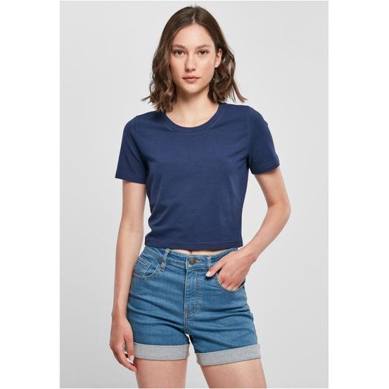 DAMEN CROP-TOP MIT KURZEN ÄRMELN - CROP-TOPS - KLEIDUNG