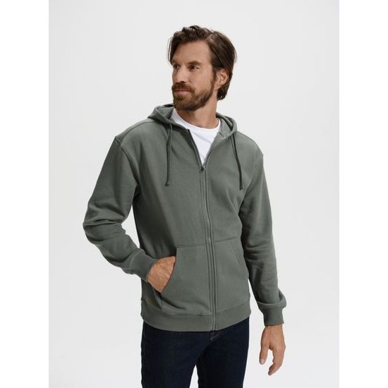PÁNSKA MIKINA TRENDY ZIPPER - MIKINY NA ZIPS - OBLEČENIE