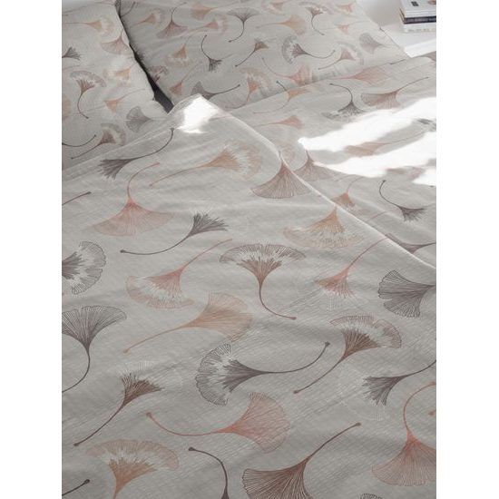 LENJERIE DE PAT DIN CREP GINKGO - LENJERII DE PAT CREPONATE - GOSPODĂRIE