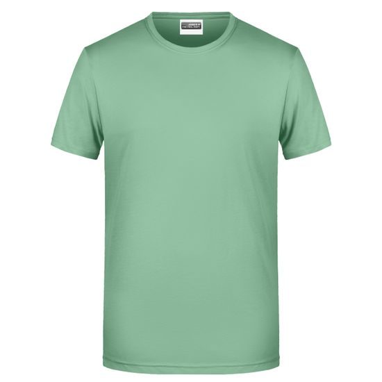 TRICOU CLASIC PENTRU BĂRBAȚI DIN BUMBAC ORGANIC 8008 - TRICOURI DIN BUMBAC ORGANIC - ÎMBRĂCĂMINTE