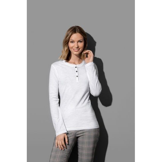 LANGARM-T-SHIRT FÜR DAMEN SHARON HENLEY - LANGARM-T-SHIRTS - KLEIDUNG