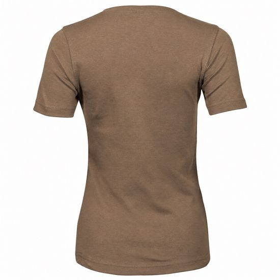 TRICOU DE DAMĂ CU MÂNECĂ SCURTĂ INTERLOCK - TRICOURI CU MÂNECĂ SCURTĂ - ÎMBRĂCĂMINTE
