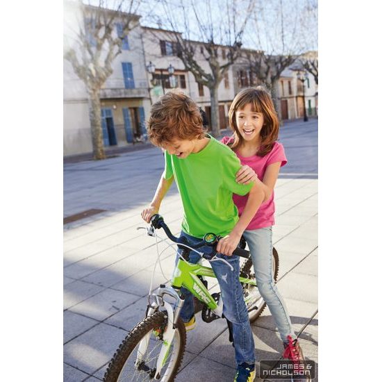 KLASSISCHES MÄDCHEN-T-SHIRT AUS BIO-BAUMWOLLE 8007G - T-SHIRTS AUS BIO-BAUMWOLLE - KLEIDUNG