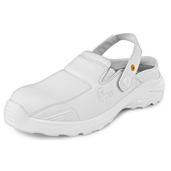 ARBEITSPANTOLETTEN CXS WHITE ADDA OB ESD - ARBEITSSANDALEN - SCHUHE