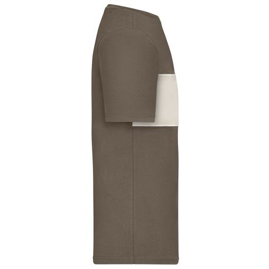 TRICOU CU BANDĂ CONTRASTANTĂ 8049 - TRICOURI CU MÂNECĂ SCURTĂ - ÎMBRĂCĂMINTE