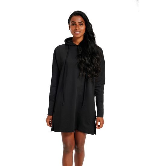 MIKINOVÉ ŠATY S KAPUCŇOU - ŠATY - OBLEČENIE