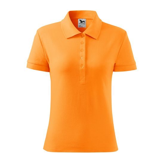 DAMEN POLO-SHIRT COTTON HEAVY - KURZARM POLO-SHIRTS - KLEIDUNG