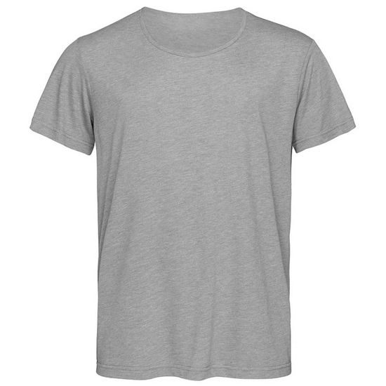 KURZÄRMELIGES OVERSIZE T-SHIRT FÜR MÄNNER, MELIERT - KURZARM-T-SHIRTS - KLEIDUNG