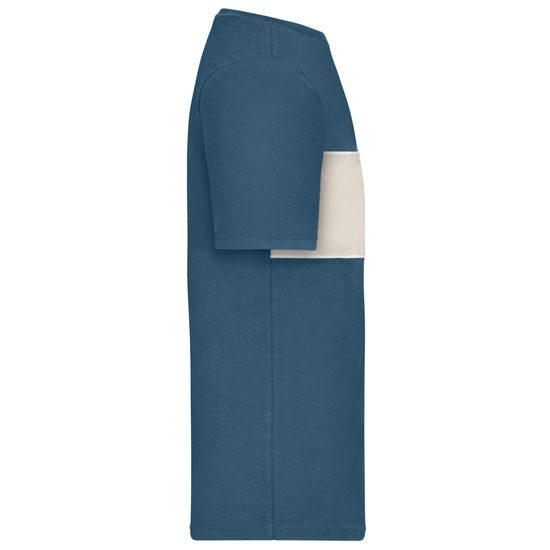 TRICOU CU BANDĂ CONTRASTANTĂ 8049 - TRICOURI CU MÂNECĂ SCURTĂ - ÎMBRĂCĂMINTE