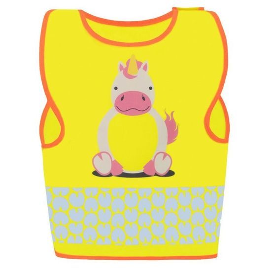 VESTĂ REFLECTORIZANTĂ PENTRU COPII CU MOTIVE ANIMALE - HAINE DE LUCRU PENTRU COPII - ÎMBRĂCĂMINTE PENTRU COPII