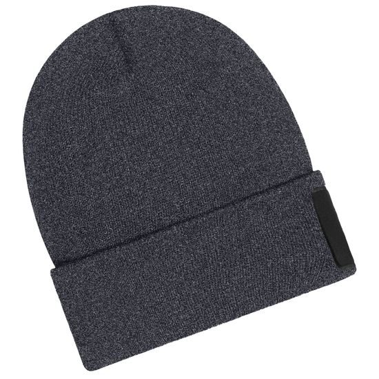 CĂCIULĂ CU PATCH MB7407 - CĂCIULI TRICOTATE - ACCESORII