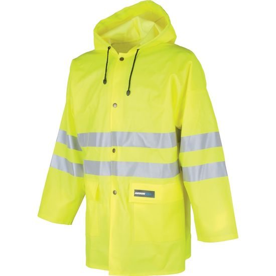 WARNSCHUTZ-REGENJACKE ARDON AQUA - REGENBLUSEN - ARBEITS KLEIDUNG