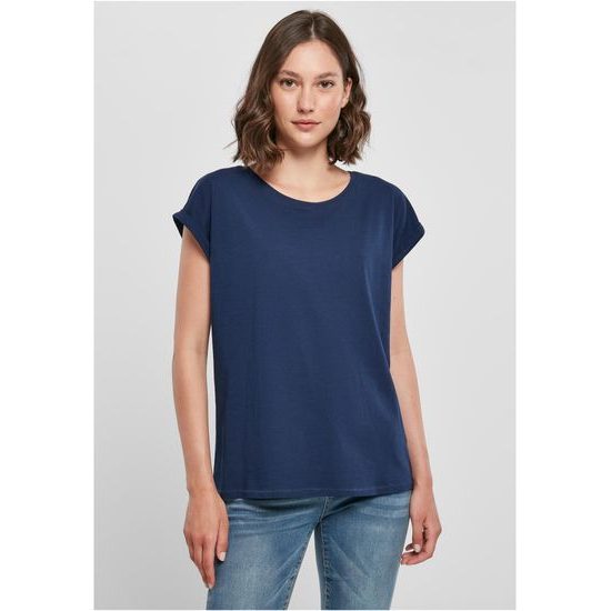 DAMEN T-SHIRT MIT UMGESCHLAGENEN ÄRMELN - KURZARM-T-SHIRTS - KLEIDUNG