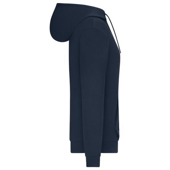 STYLISCHER DAMEN-HOODIE MIT KAPUZE 8045 - SWEATSHIRTS OHNE REISSVERSCHLUSS - KLEIDUNG