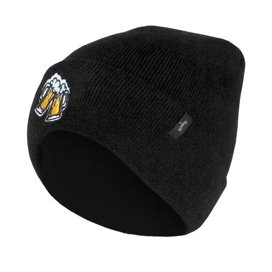 PLETENÁ ČIAPKA S VÝŠIVKOU PIVO S PENOU - PIVO - OBLEČENIE