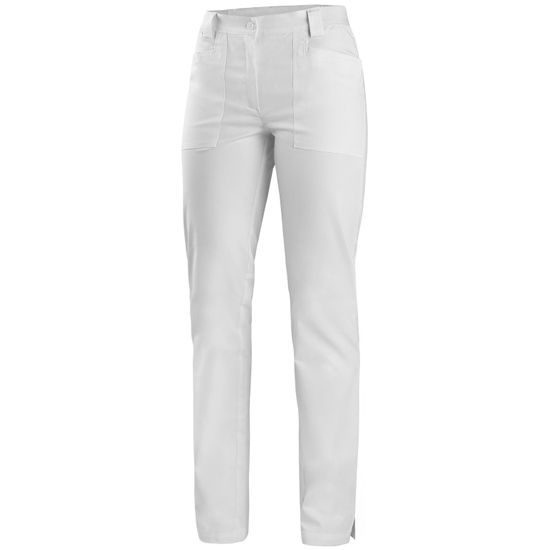 PANTALONI DE LUCRU ALBI PENTRU FEMEI CXS ERIN - PANTALONI DE LUCRU - HAINE DE LUCRU