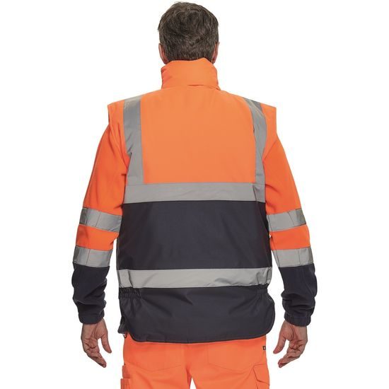 VESTĂ REFLECTORIZANTĂ IZOLATĂ PENTRU BĂRBAȚI HELLIN - VESTE REFLECTORIZANTE - HAINE DE LUCRU