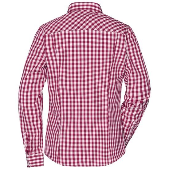 DAMEN KAROHEMD JN616 - LANGARM HEMDEN - KLEIDUNG