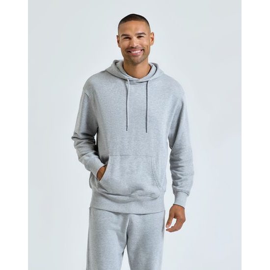 MIKINA S KAPUCÍ Z RECYKLOVANÉHO MATERIÁLU UNISEX - MIKINY PŘES HLAVU - OBLEČENÍ