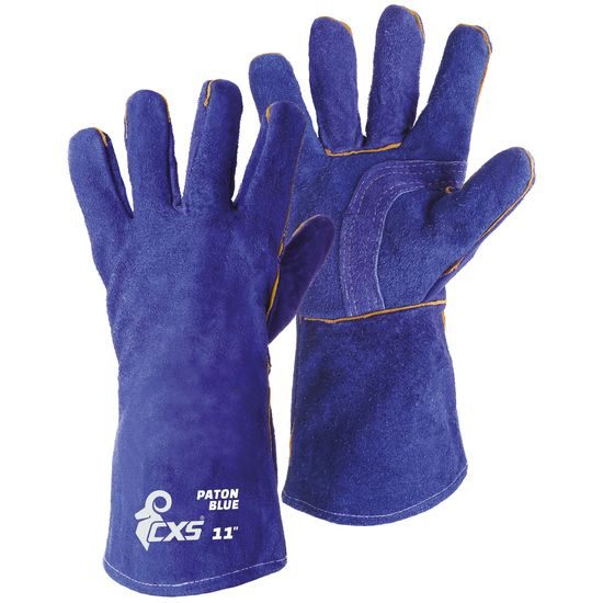 SCHWEISSERHANDSCHUHE PATON BLUE - SCHWEISSER-HANDSCHUHE - ARBEITS KLEIDUNG