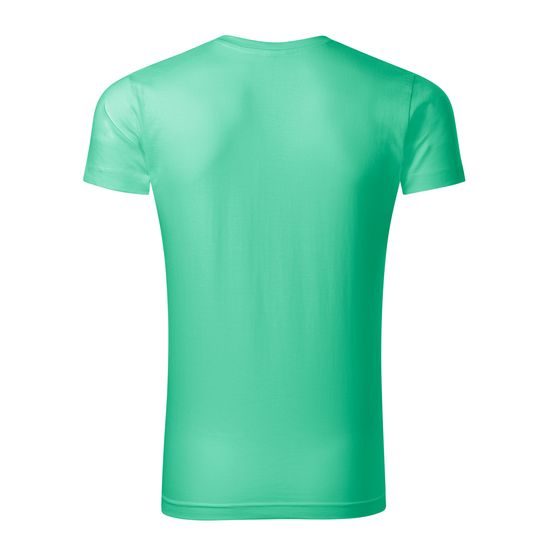 HERREN T-SHIRT SLIM FIT V-NECK - KURZARM-T-SHIRTS - KLEIDUNG