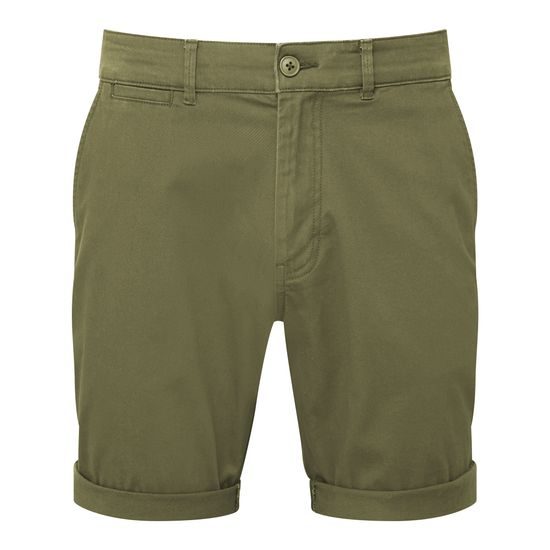 PANTALONI SCURȚI CHINO PENTRU BĂRBAȚI - PANTALONI SCURȚI - ÎMBRĂCĂMINTE