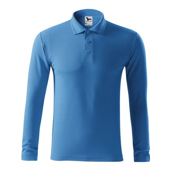 TRICOU POLO BĂRBAȚI CU MÂNECĂ LUNGĂ PIQUE POLO LS - BLUZE POLO CU MÂNECĂ LUNGĂ - ÎMBRĂCĂMINTE