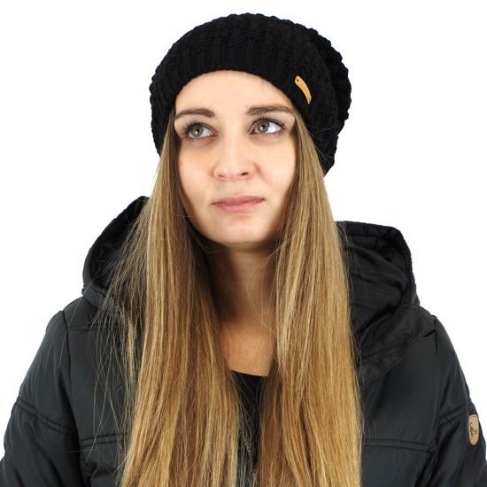 PODŠITÁ DÁMSKA PADNUTÁ ČIAPKA - PLETENÉ ČIAPKY - DOPLNKY
