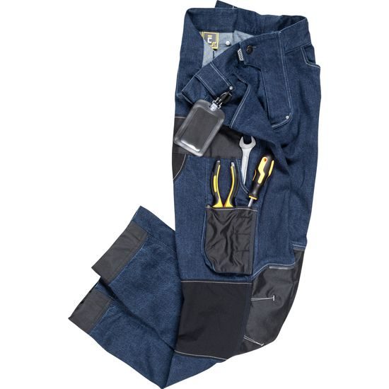 HERREN BUNDHOSE NEURUM DENIM - ARBEITSHOSEN OHNE LATZ - ARBEITS KLEIDUNG