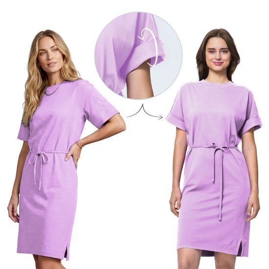 DER ÄRMEL KANN NACH BEDARF UMGEKREMPELT WERDEN. - KLEIDER - KLEIDUNG