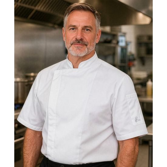 KUCHAŘSKÝ RONDON CXS CHEFLINE S KRÁTKÝM RUKÁVEM - KUCHAŘSKÉ RONDONY - PRACOVNÍ ODĚVY