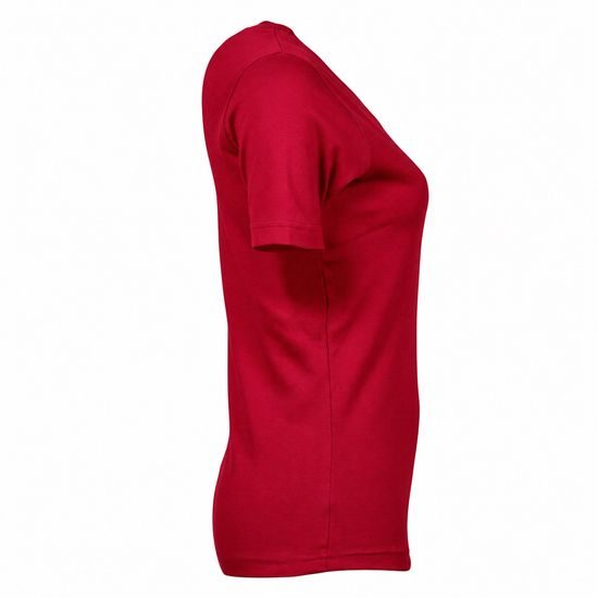 TRICOU DE DAMĂ CU MÂNECĂ SCURTĂ INTERLOCK - TRICOURI CU MÂNECĂ SCURTĂ - ÎMBRĂCĂMINTE