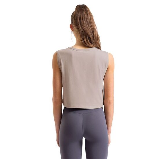 DAMEN CROP-TOP AUS BIO-BAUMWOLLE - FITNESS T-SHIRTS - SPORT KLEIDUNG