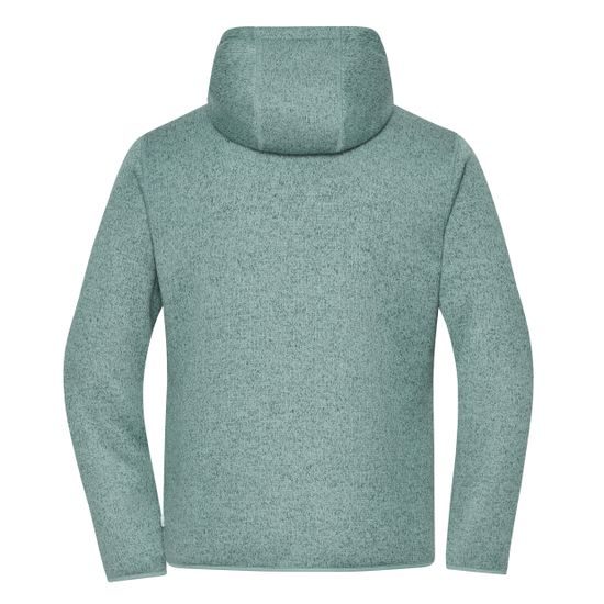 BUNDA Z PLETENÉHO FLEECU JN1874 - SPORTOVNÍ MIKINY NA ZIP - SPORTOVNÍ OBLEČENÍ