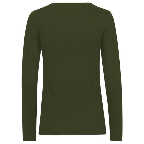 TRICOU CU MÂNECĂ LUNGĂ PENTRU FEMEI DIN BUMBAC ORGANIC FAIRTRADE - TRICOURI CU MÂNECĂ LUNGĂ - ÎMBRĂCĂMINTE