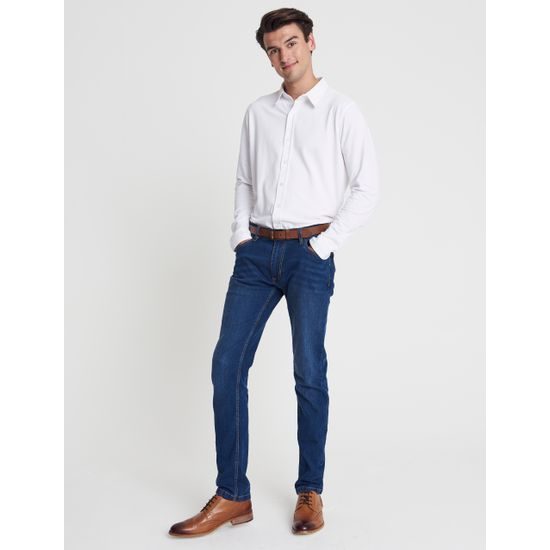 PÁNSKE DŽÍNSY SLIM FIT MAX - DŽÍNSY - OBLEČENIE