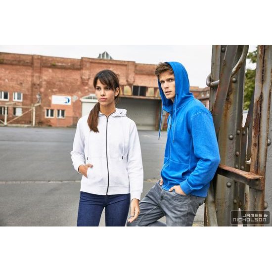 DAMEN KAPUZENJACKE AUS BIO-BAUMWOLLE 8025 - SWEATSHIRTS MIT REISSVERSCHLUSS - KLEIDUNG