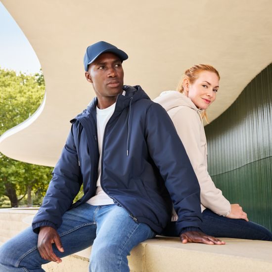 PÁNSKÁ BUNDA BOMBER JN1380 - PROŠÍVANÉ A PÉŘOVÉ BUNDY - OBLEČENÍ