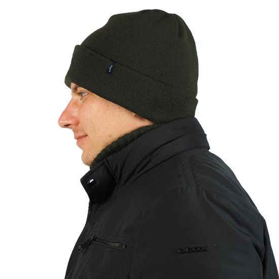 STRICKMÜTZE MIT STICKEREI HECHT - ANGLER - KLEIDUNG