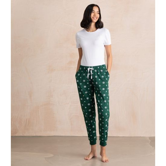 DAMEN-PYJAMAHOSEN MIT MUSTER - PYJAMAS - KLEIDUNG