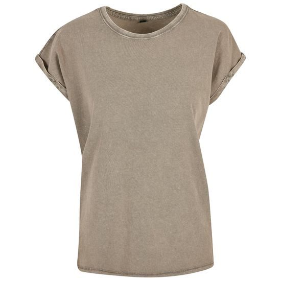 TRICOU LEJER PENTRU FEMEI ACID WASHED - TRICOURI CU MÂNECĂ SCURTĂ - ÎMBRĂCĂMINTE