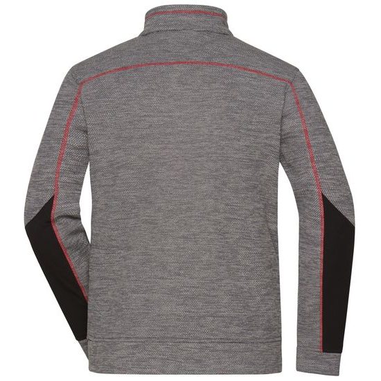 HERREN SWEATSHIRT AUS STRICKFLEECE JN1818 - ARBEITSSWEATSHIRTS - ARBEITS KLEIDUNG