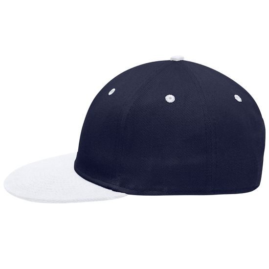 KÉTSZÍNŰ FLATPEAK SAPKA MB6581 - EGYENES SILTTEL - BASEBALL SAPKÁK ÉS SAPKÁK