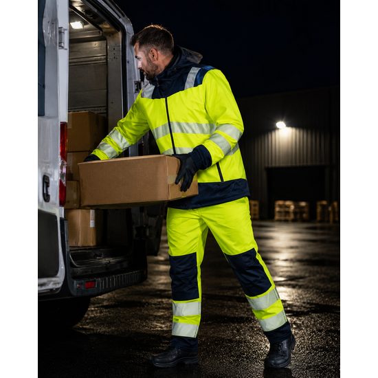 PANTALONI DE LUCRU REFLECTORIZANȚI DE VARĂ CXS HALIFAX - PANTALONI REFLECTORIZANȚI - HAINE DE LUCRU