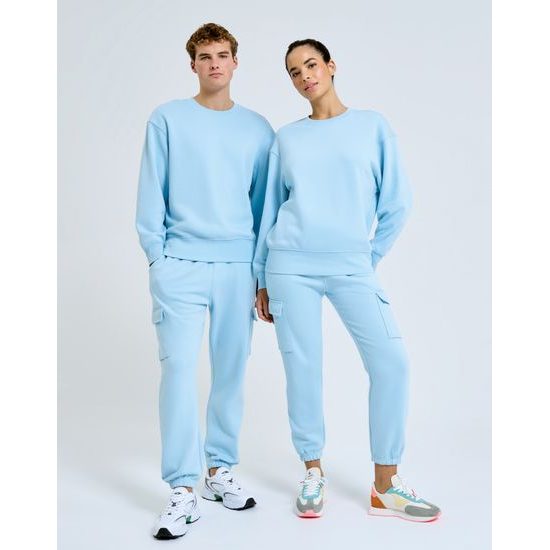 MIKINA Z RECYKLOVANÉHO MATERIÁLU UNISEX - MIKINY CEZ HLAVU - OBLEČENIE