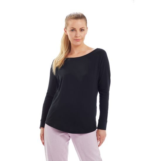 PREDĹŽENÉ DÁMSKE TRIČKO S DLHÝMI RUKÁVMI - TRIČKÁ S DLHÝM RUKÁVOM - OBLEČENIE